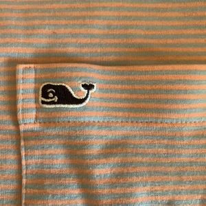 Pink and gray vineyard vines polo